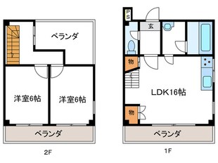 キャトルブランシュの物件間取画像